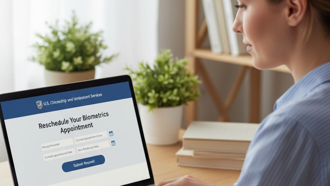 how to reschedule uscis biometrics appointment - Professional illustration