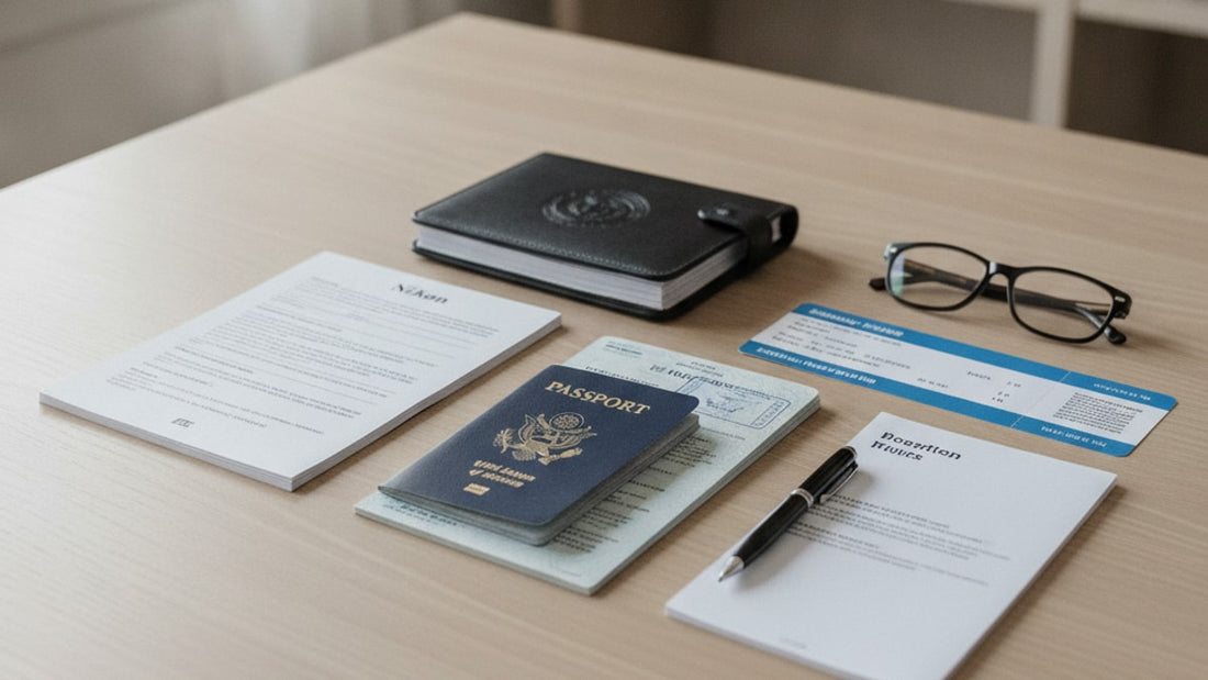 b-1/b-2 form filing checklist - Professional illustration