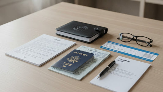 b-1/b-2 form filing checklist - Professional illustration