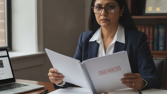what to do if u visa is denied - Professional illustration
