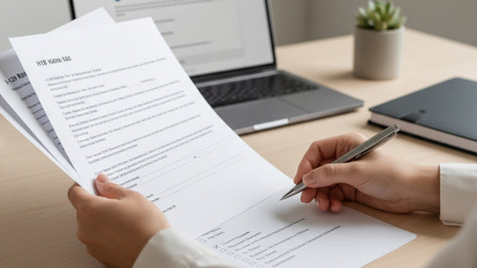 Blog Post: how to renew h1b visa - Professional illustration