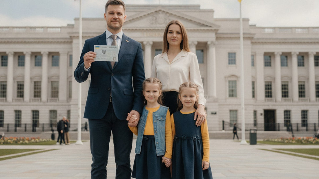 tps visa ukraine - Professional illustration
