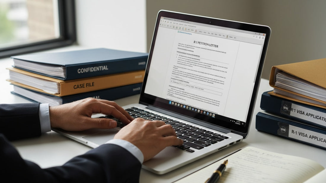 r-1 petition letter structure - Professional illustration