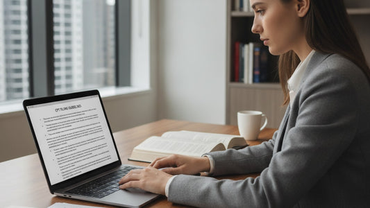 cpt filing with or without an attorney - Professional illustration