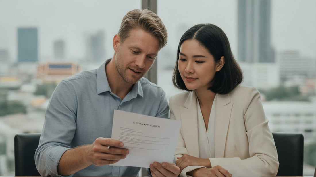 k-1 visa thailand - Professional illustration