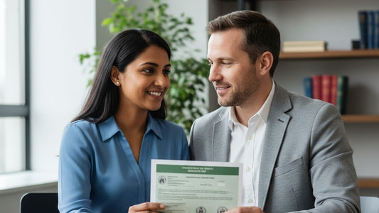ir-1 to green card - Professional illustration