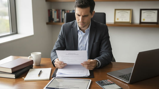 ir-5 filing with or without an attorney - Professional illustration