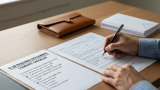 h-2b required documents checklist - Professional illustration