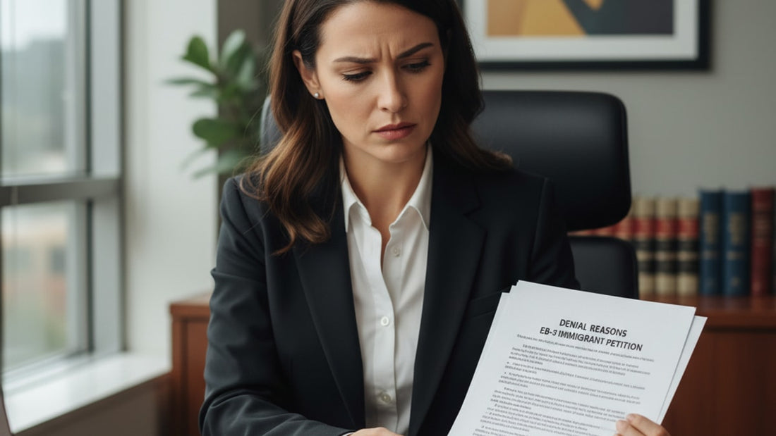 eb-3 denial reasons - Professional illustration