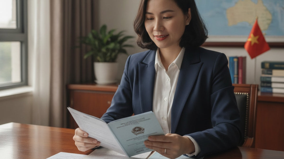 refugee visa vietnam - Professional illustration