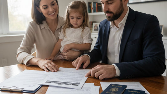 i-485 dependent visa filing - Professional illustration