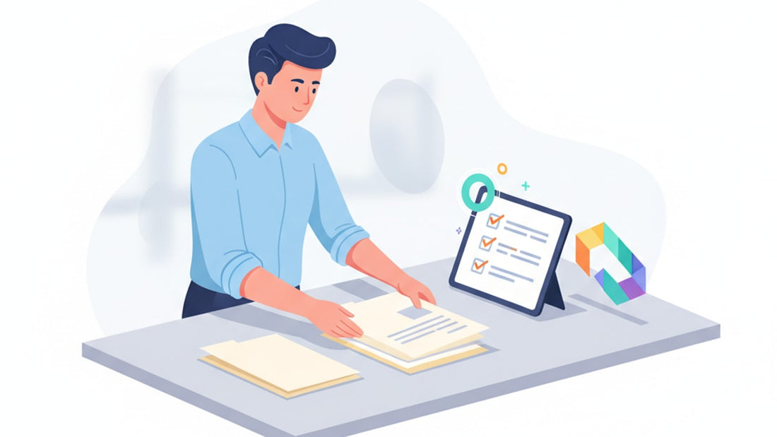 h-3 form filing checklist - Professional illustration