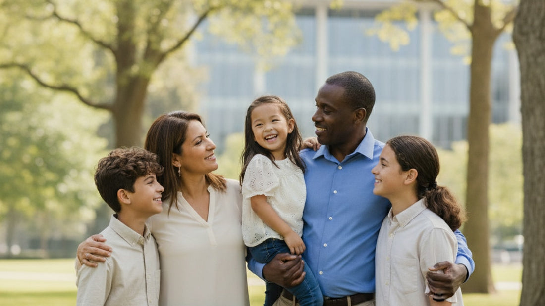 eb-3 family members following to join - Professional illustration