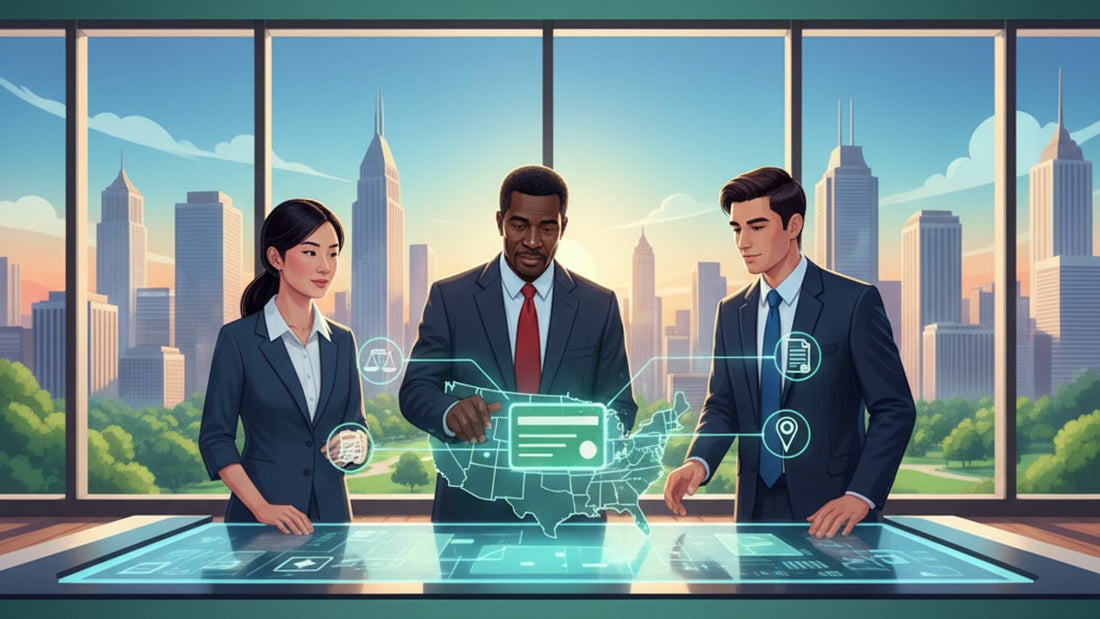 Blog Post: How to Get a Green Card in the USA Without Marriage - Professional illustration