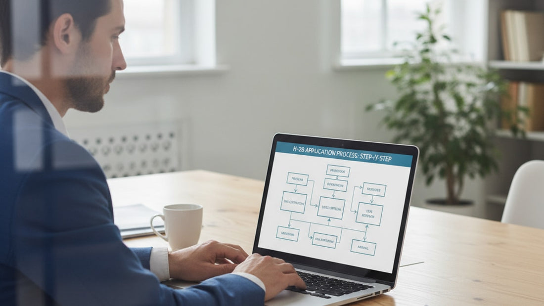 h-2b application process step by step - Professional illustration