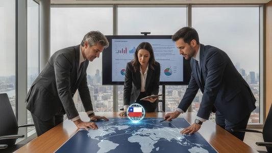 e-1 visa chile - Professional illustration