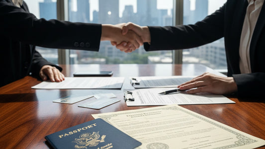 Blog Post: what counts as proof of citizenship - Professional illustration