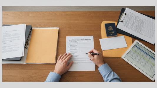 eb-5 required documents checklist - Professional illustration