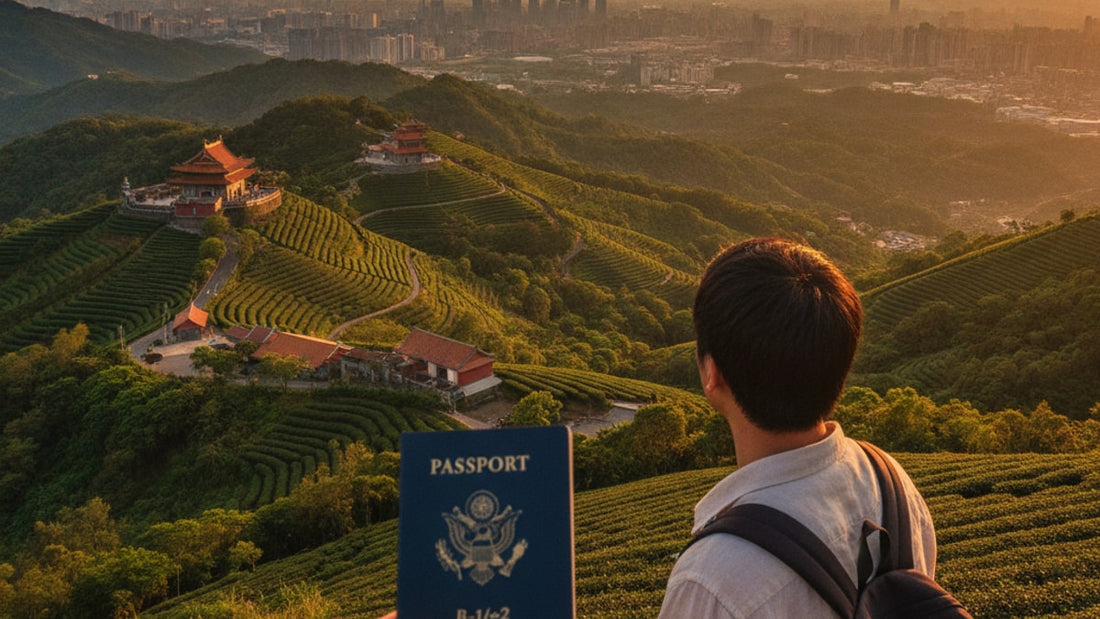 b-1/b-2 visa taiwan - Professional illustration