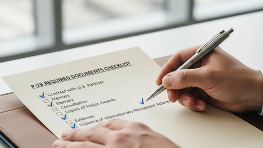 p-1b required documents checklist - Professional illustration