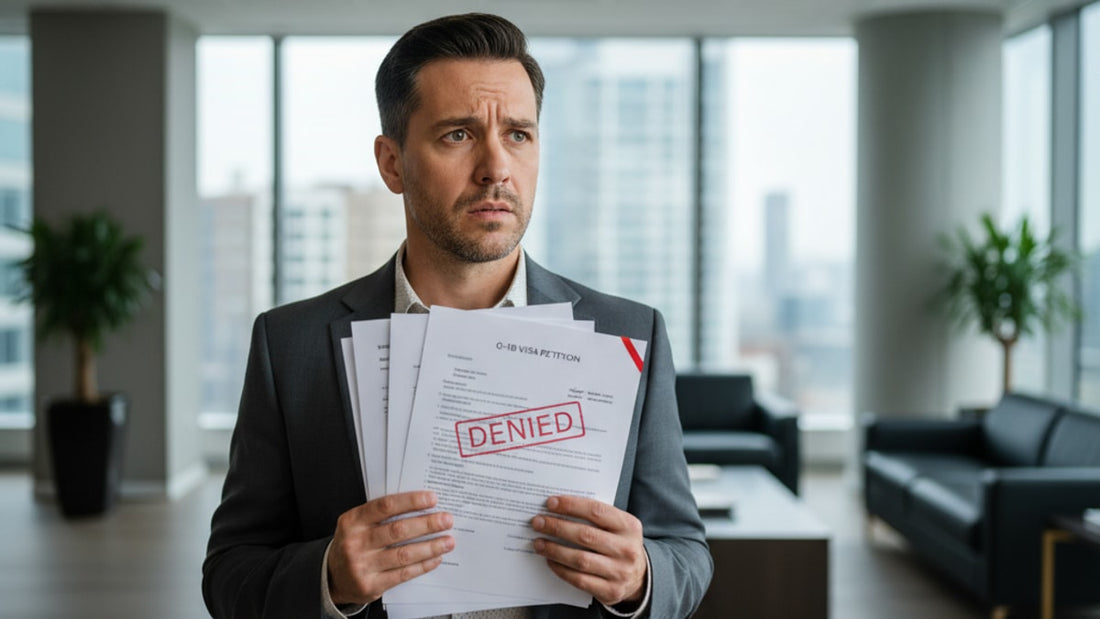 o-1b denied options - Professional illustration
