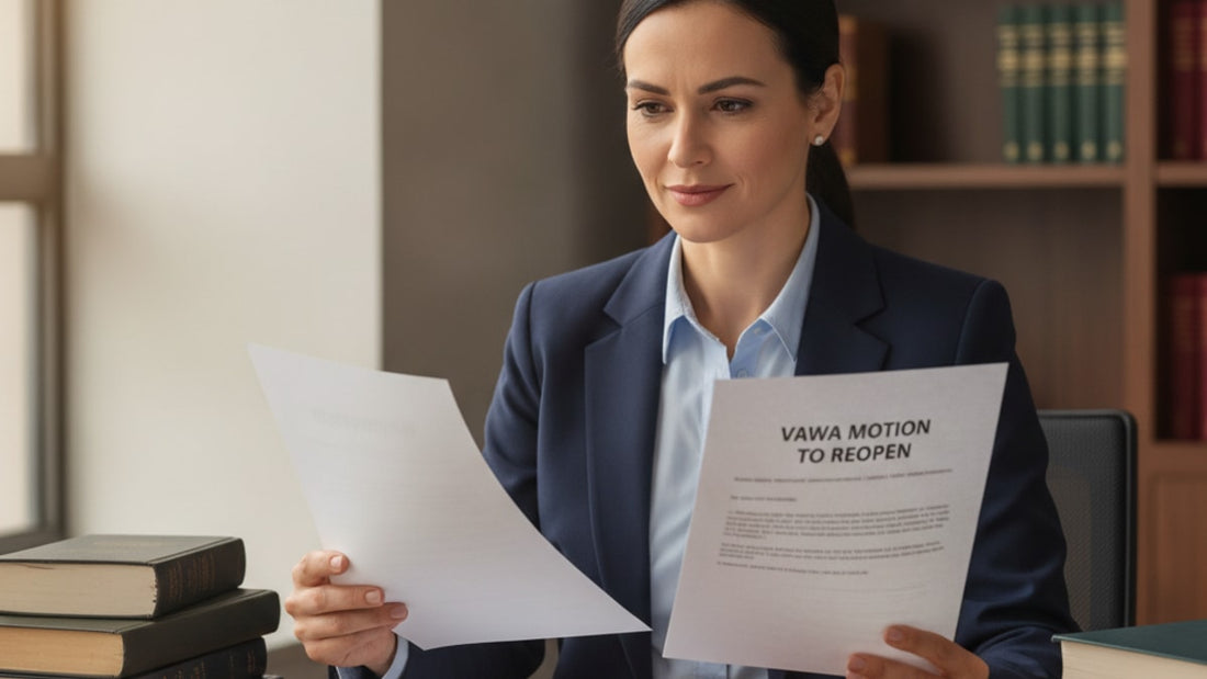 vawa motion to reopen strategy - Professional illustration