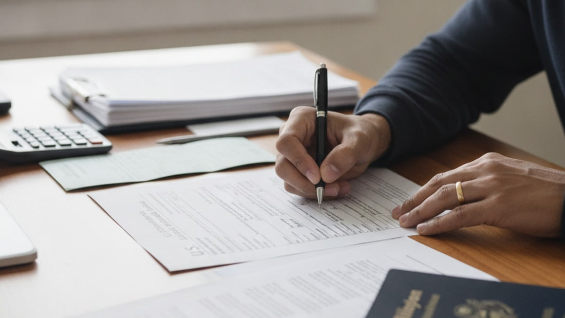 u visa government filing fees - Professional illustration