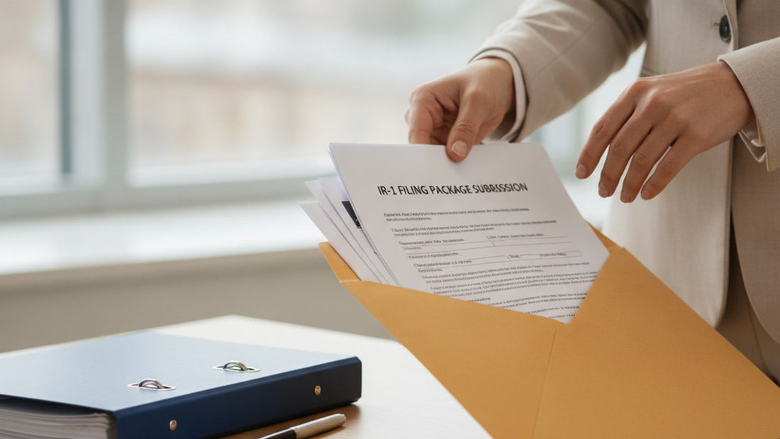 ir-1 filing package submission - Professional illustration