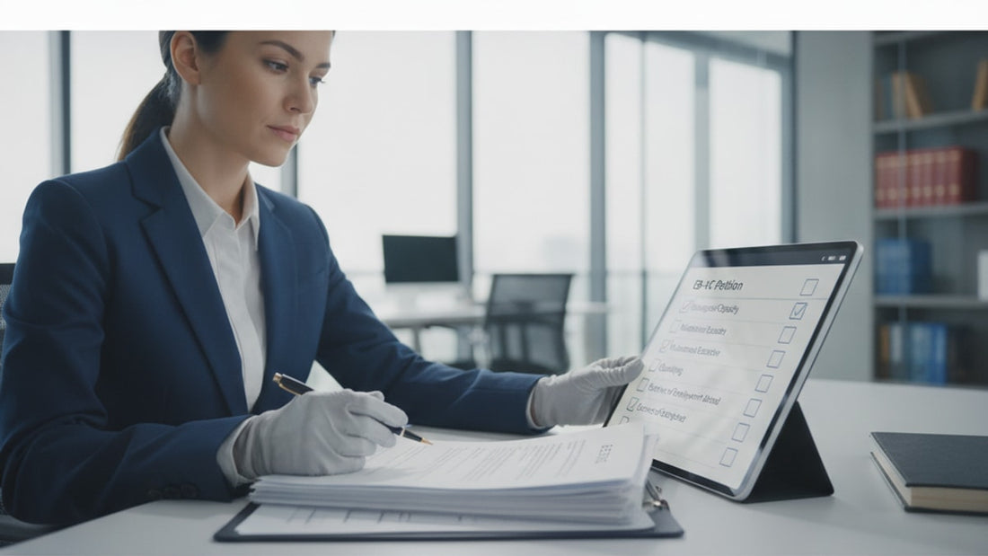 eb-1c eligibility assessment walkthrough - Professional illustration