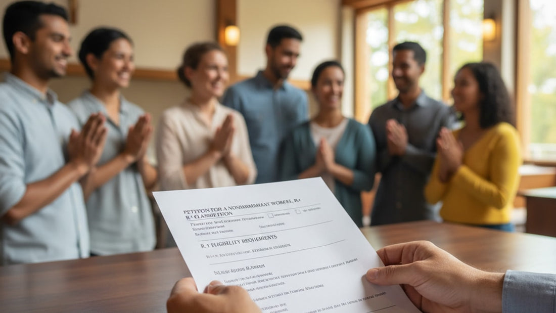 r-1 eligibility - Professional illustration