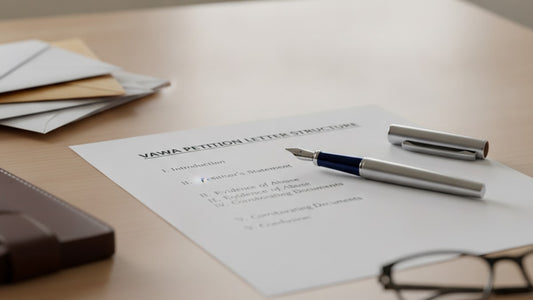 vawa petition letter structure - Professional illustration