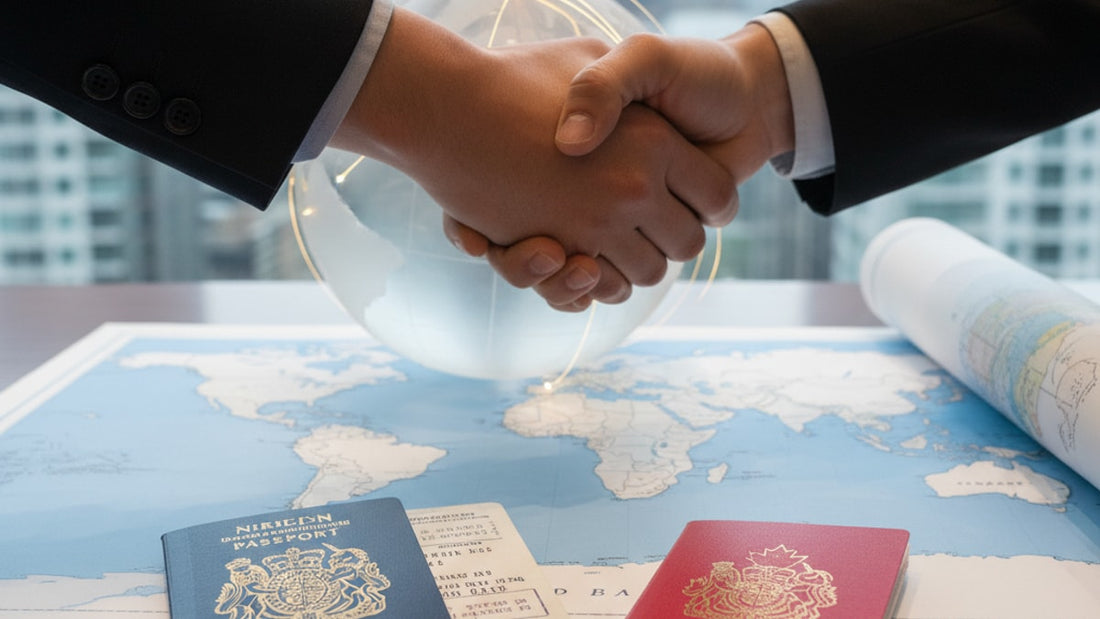Blog Post: how does dual citizenship work - Professional illustration
