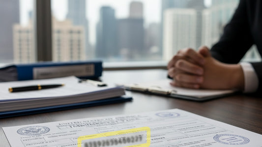 Blog Post: what is immigrant visa case number - Professional illustration