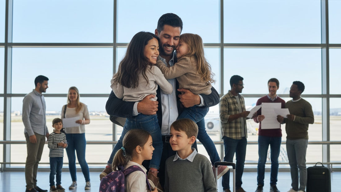 l-1b family members following to join - Professional illustration