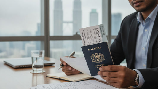 b-1/b-2 visa malaysia - Professional illustration