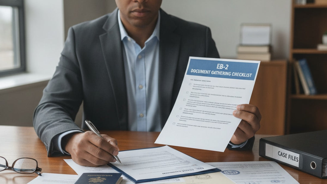 eb-2 document gathering checklist - Professional illustration