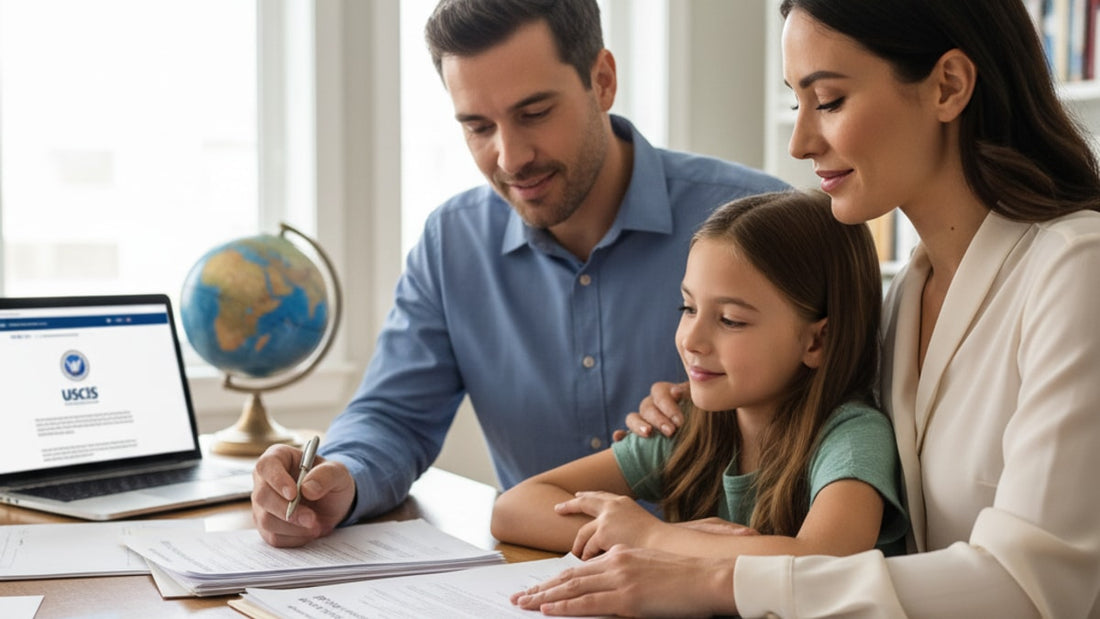 h-3 dependent visa filing - Professional illustration