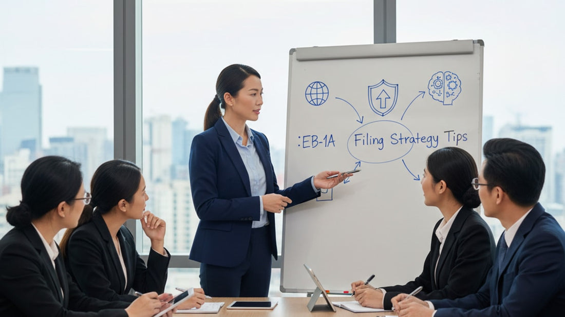 eb-1a filing strategy tips - Professional illustration