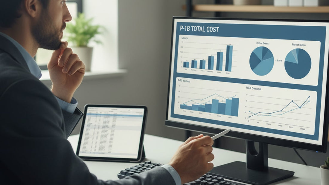 p-1b total cost breakdown - Professional illustration
