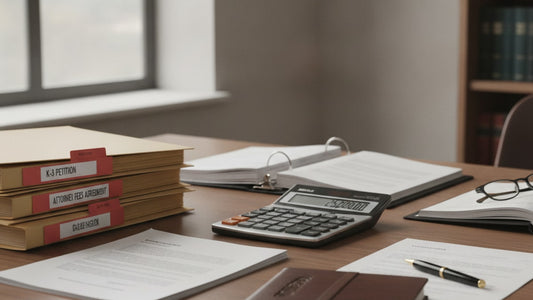 k-3 attorney fees explained - Professional illustration