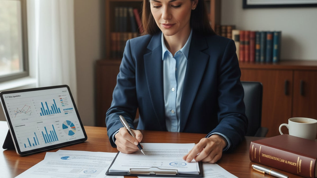 e-1 supporting evidence strategy - Professional illustration