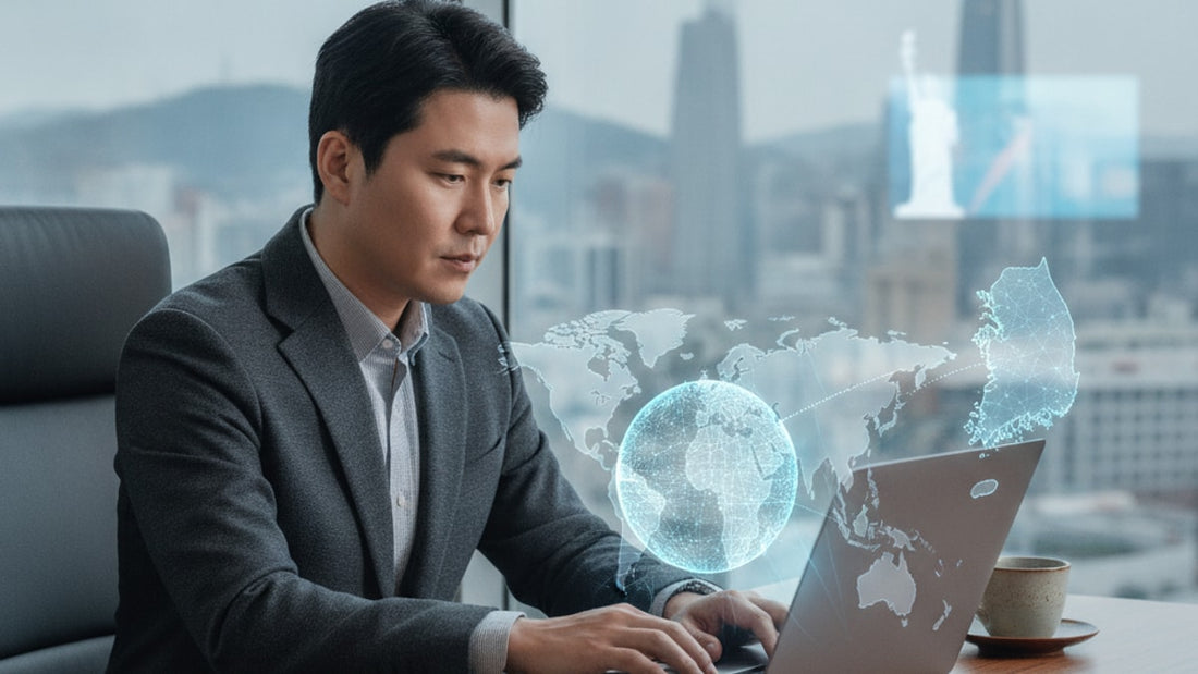 h-1b visa korea - Professional illustration