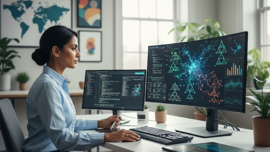 h-1b visa machine learning engineer - Professional illustration