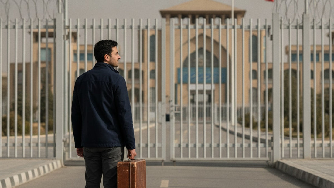 asylum visa iran - Professional illustration