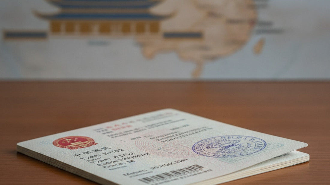 b-1/b-2 visa china - Professional illustration