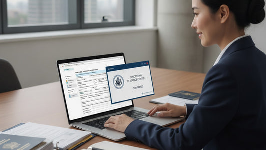 i-485 direct filing to service center - Professional illustration