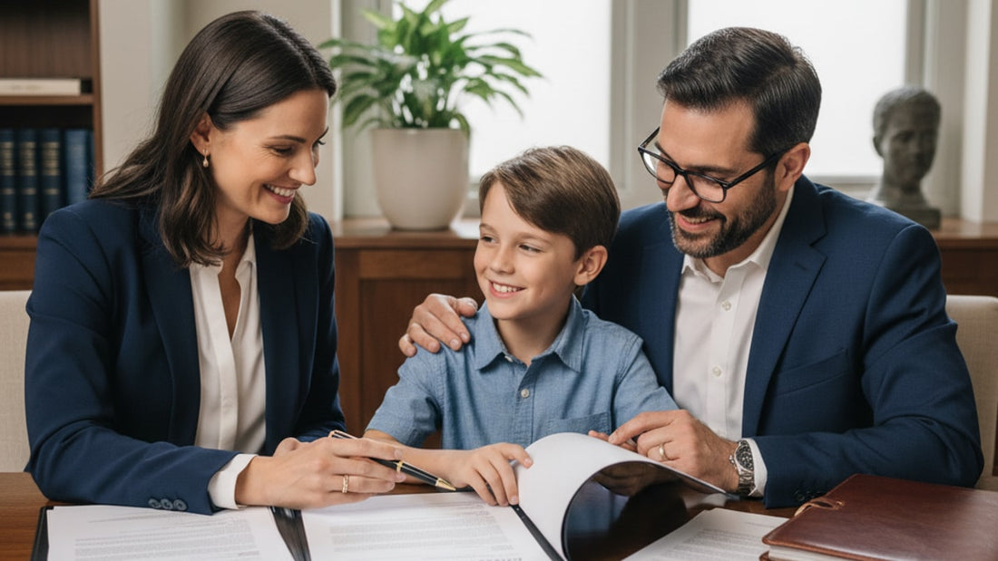 o-1b children status options - Professional illustration