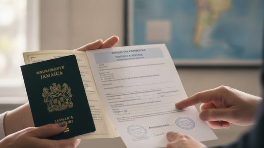 asylum visa jamaica - Professional illustration