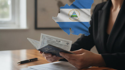 b-1/b-2 visa nicaragua - Professional illustration