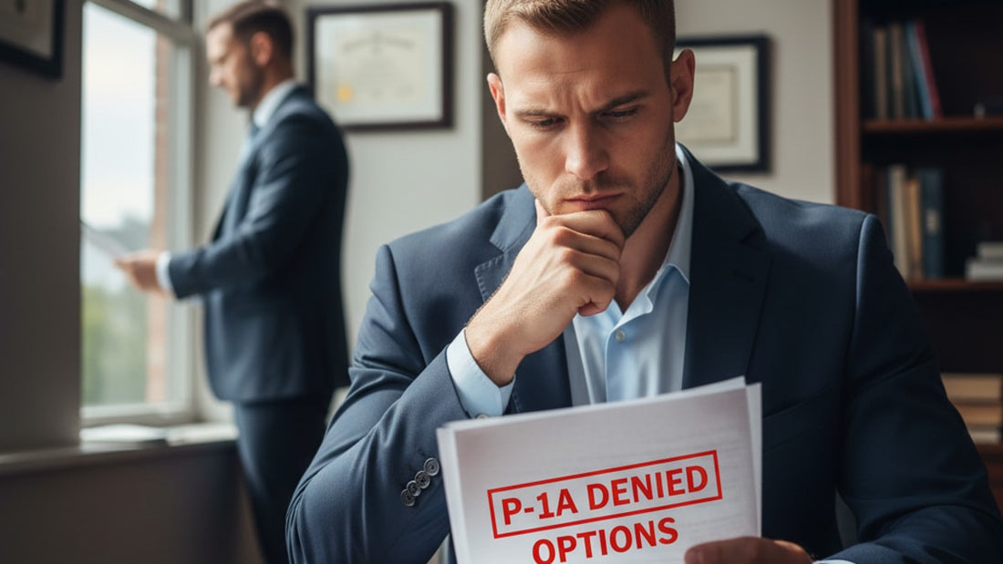 p-1a denied options - Professional illustration